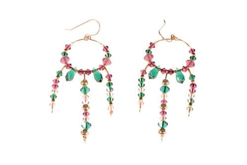 פוקהונטס ירוק בקבוק סגול חום בהיר